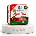 كبسولات خل التفاح 2400 ملجم الطبيعية للتخسيس جولدن لاين من سوق هيرب السعودية | Golden Line Apple Cider Vinegar 2400 mg Natural Slimming Capsules from Souq Herb Saudi Arabia