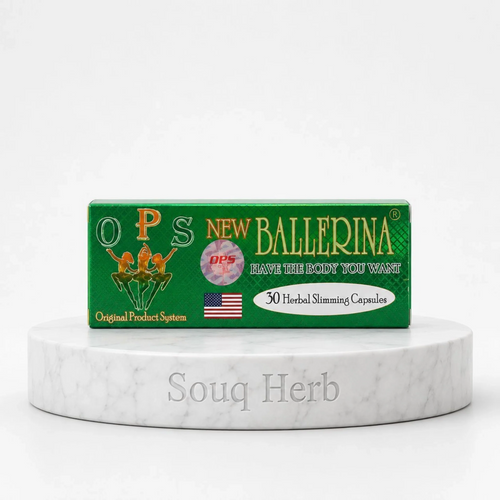كبسولات نيو باليرينا الطبيعية للتخسيس أو بي إس من سوق هيرب السعودية | OPS New Ballerina Natural Slimming Capsules from Souq Herb Saudi Arabia