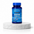 كبسولات بيوتين 10000 ميكروجرام بيوريتانز برايد من سوق هيرب السعودية | Puritan's Pride Biotin 10,000 mcg Softgels from Souq Herb Saudi Arabia