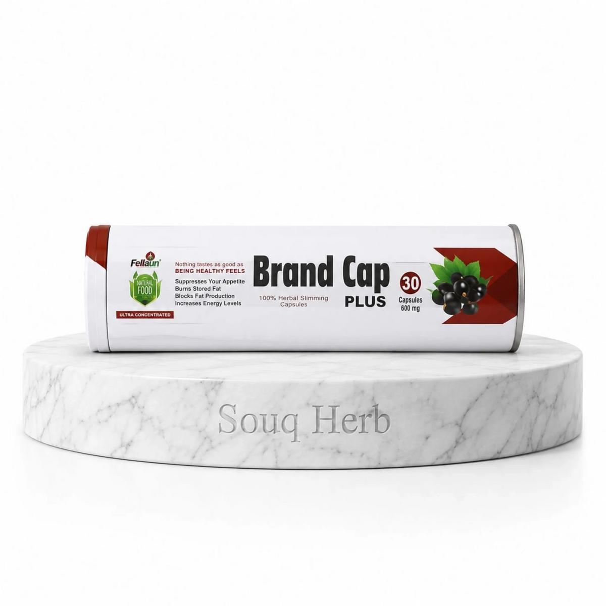 كبسولات براند كاب بلس الطبيعية للتخسيس 30 كبسولة من سوق هيرب السعودية | Brand Cap Plus Natural Slimming Capsules 30 Capsules from Souq Herb Saudi Arabia