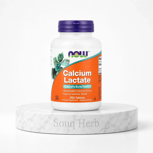 أقراص كالسيوم لاكتات 250 قرص ناو فودز من سوق هيرب السعودية | NOW Calcium Lactate 250 Tablets from Souq Herb Saudi Arabia
