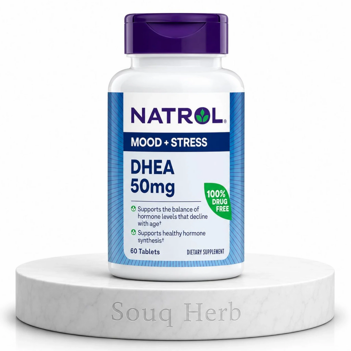 أقراص دي إتش إي إيه 50 ملجم ناترول من سوق هيرب السعودية | Natrol DHEA 50 mg Tablets from Souq Herb Saudi Arabia