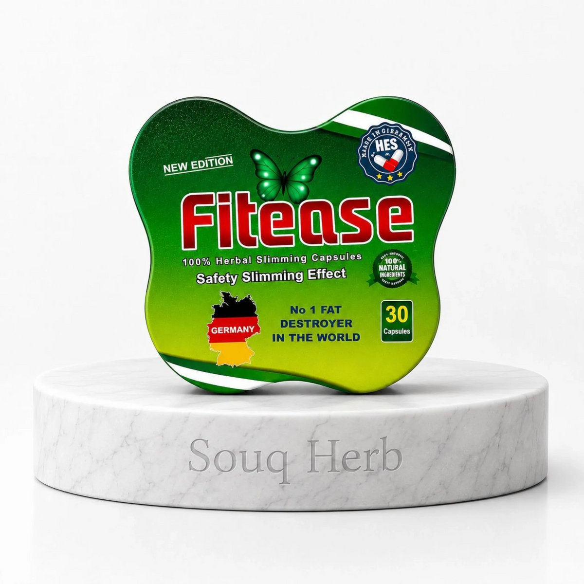 كبسولات فيت إيز الطبيعية للتخسيس الإصدار الجديد نيو إديشن من سوق هيرب السعودية | New Edition Fit Ease Natural Slimming Capsules from Souq Herb Saudi Arabia