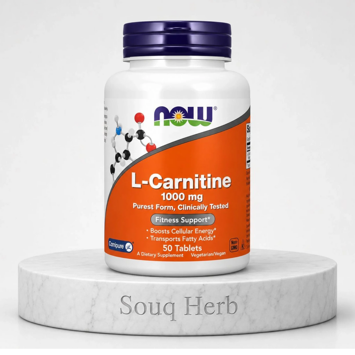 أقراص إل كارنيتين 1000 ملجم 50 قرص ناو فودز من سوق هيرب السعودية | NOW L-Carnitine 1000 mg 50 Tablets from Souq Herb Saudi Arabia