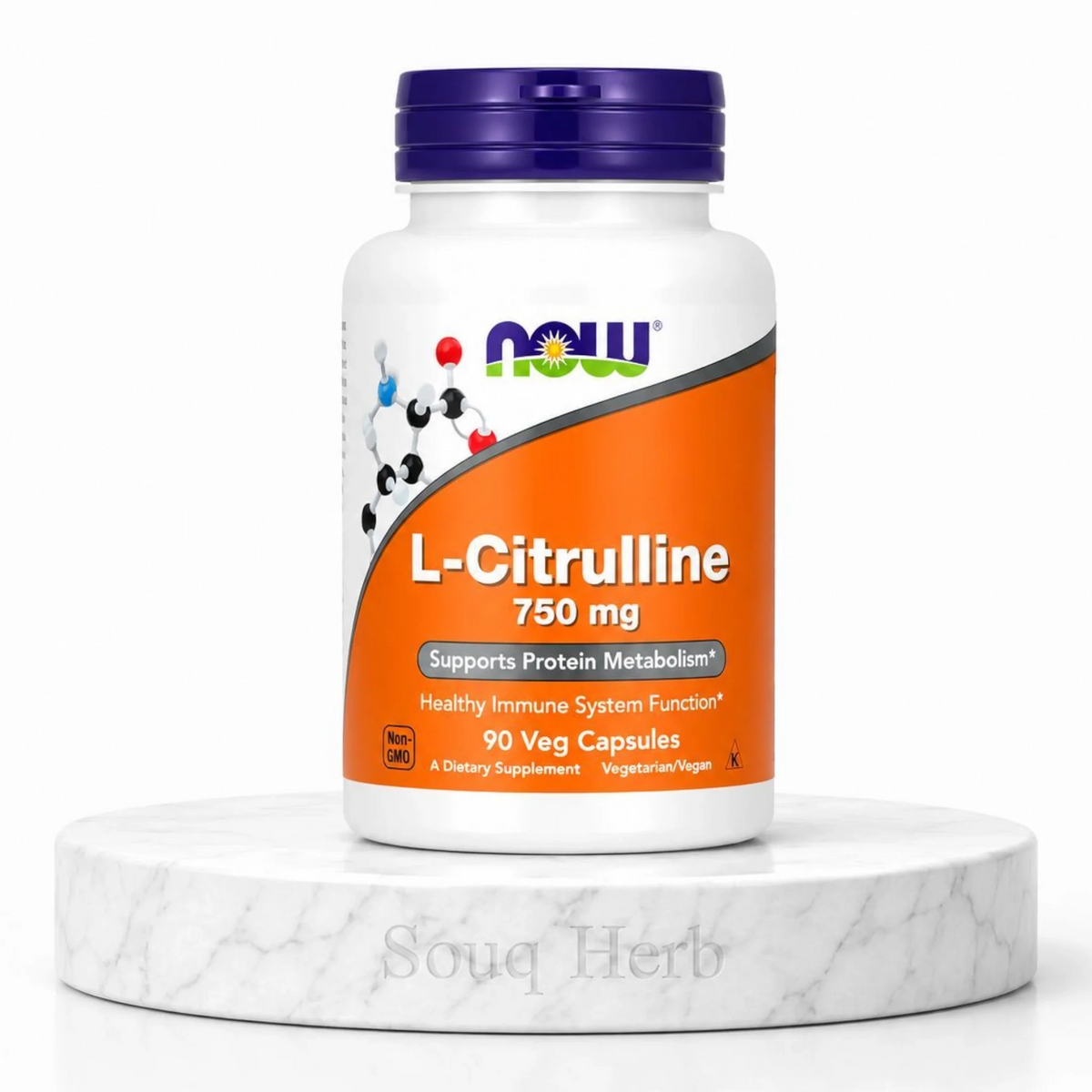 كبسولات إل سيترولين 750 ملجم ناو فودز من سوق هيرب السعودية | NOW Foods L-Citrulline 750 mg Capsules from Souq Herb Saudi Arabia