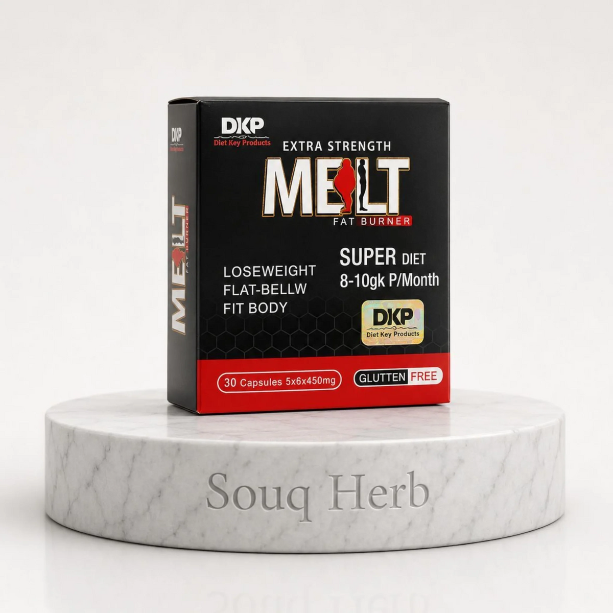 كبسولات ميلت فات الطبيعية للتخسيس DKP من سوق هيرب السعودية | DKP Melt Fat Natural Slimming Capsules from Souq Herb Saudi Arabia