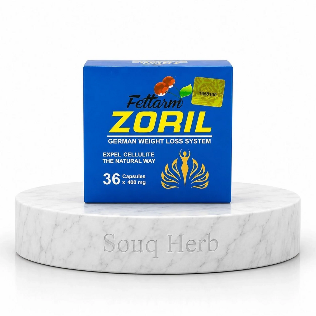 كبسولات زوريل العلبة الخشب الطبيعية للتخسيس فيتارم من سوق هيرب السعودية | Fettarm Zoril Wooden Box Natural Slimming Capsules from Souq Herb Saudi Arabia