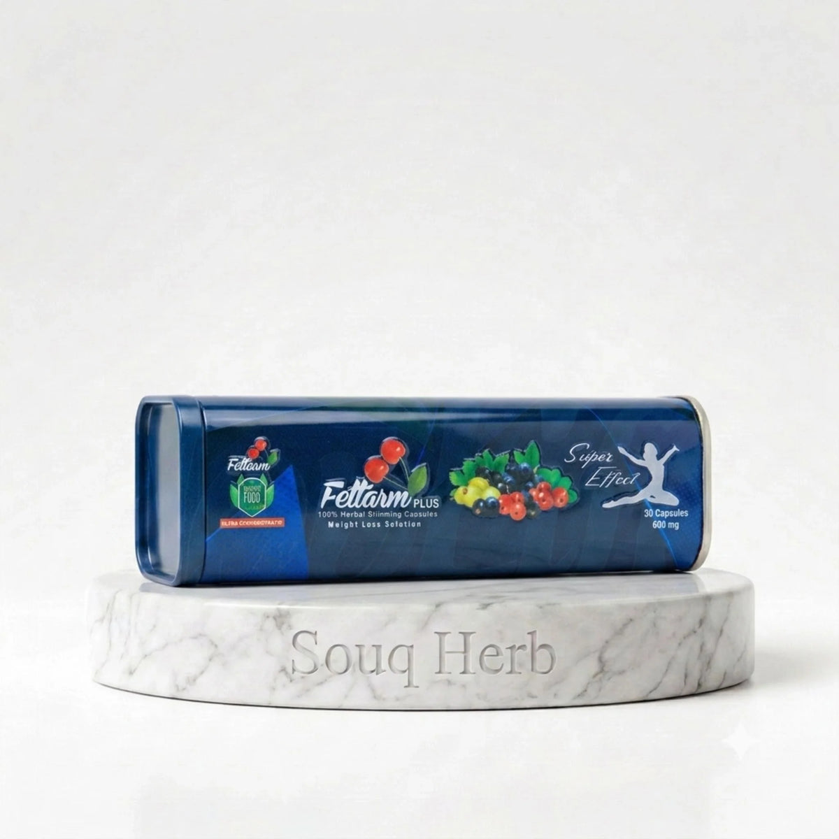 كبسولات فيتارم بلو بلس الطبيعية للتخسيس 30 كبسولة من سوق هيرب السعودية | Fettarm Blue Plus Natural Slimming Capsules 30 Capsules from Souq Herb Saudi Arabia